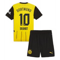 Borussia Dortmund Julian Brandt #10 Heimtrikotsatz Kinder 2024-25 Kurzarm (+ Kurze Hosen)